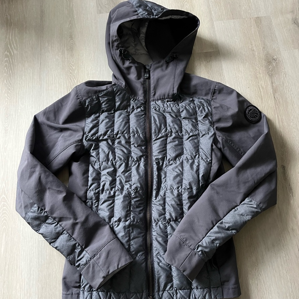 Women's Grey Canada Goose Black Label Light Branta Jacket XS